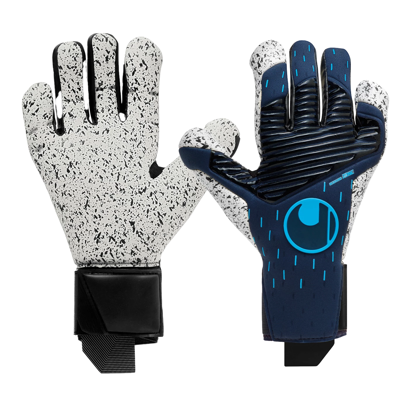 Uhlsport - Speed Contact Supergrip+ HN Black Cyan 3 Uhlsport - Speed Contact Supergrip+ HN Black Cyan