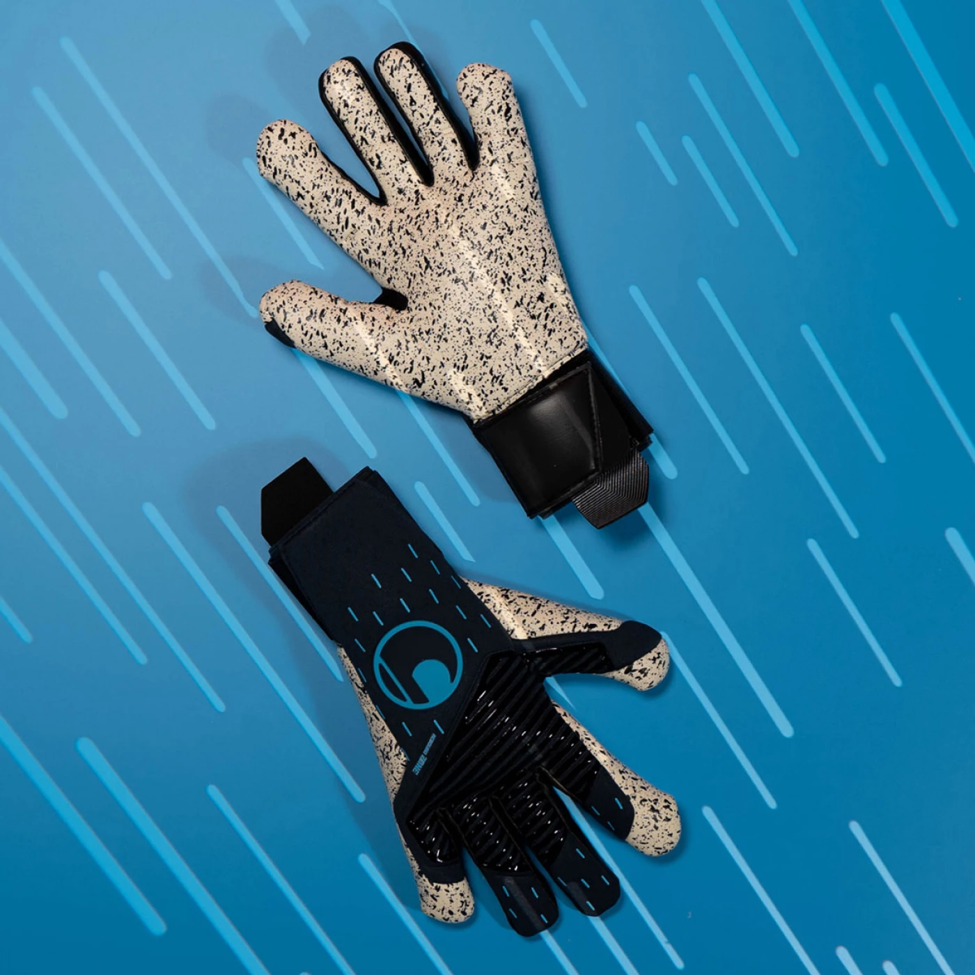 Uhlsport - Speed Contact Supergrip+ HN Black Cyan 4 Uhlsport - Speed Contact Supergrip+ HN Black Cyan - Image 2