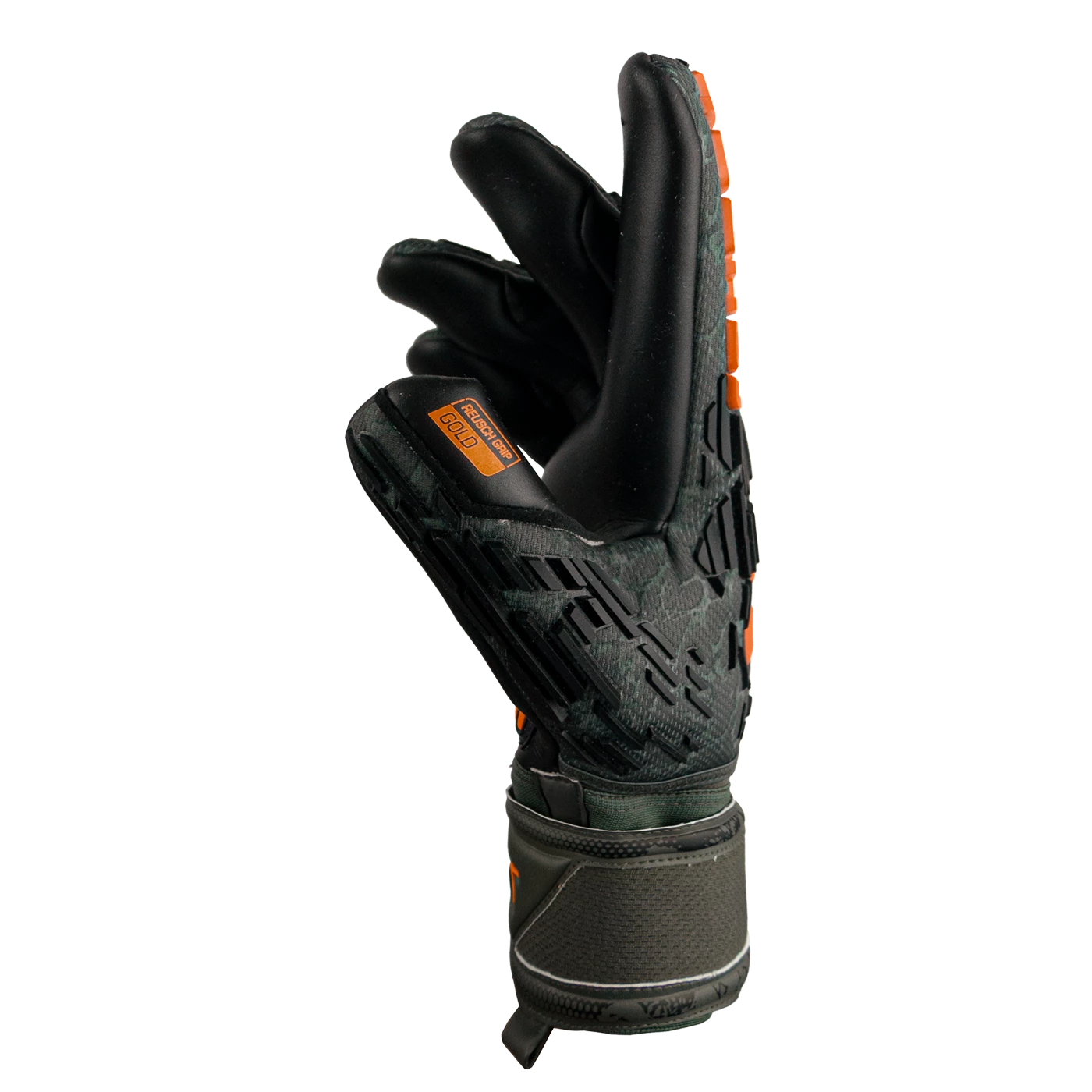 Reusch - Attrakt Freegel Gold Finger Support Green 5 Reusch - Attrakt Freegel Gold Finger Support Green - Image 3