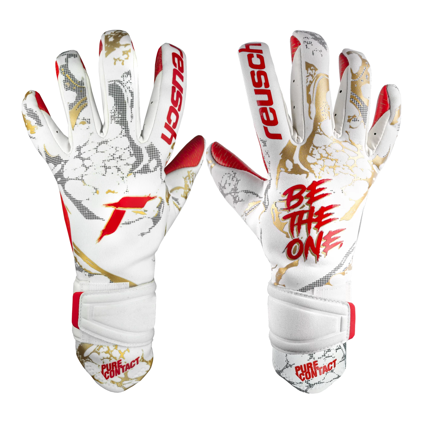 Reusch - Pure Contact Gold X GluePrint White 4 Reusch - Pure Contact Gold X GluePrint White - Image 2