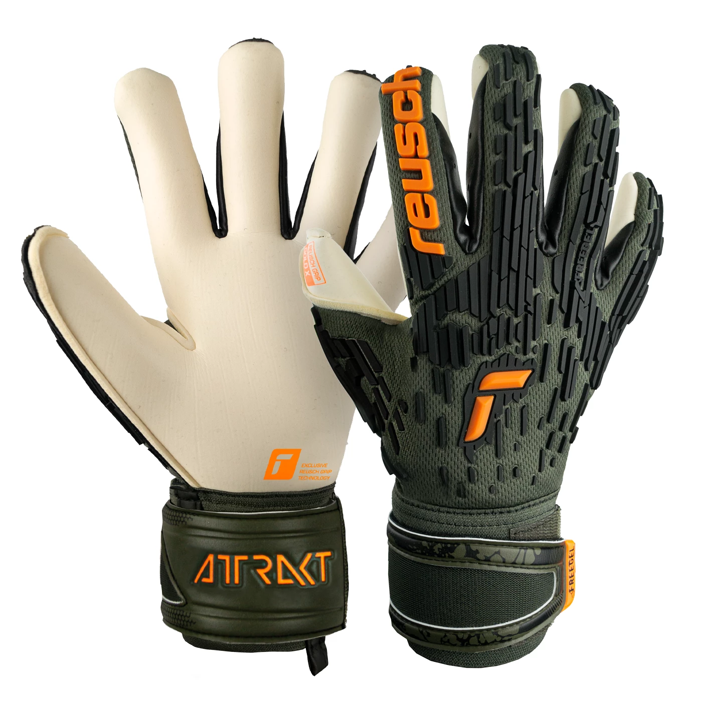 Reusch - Attrakt Freegel Gold X Green 3 Reusch - Attrakt Freegel Gold X Green