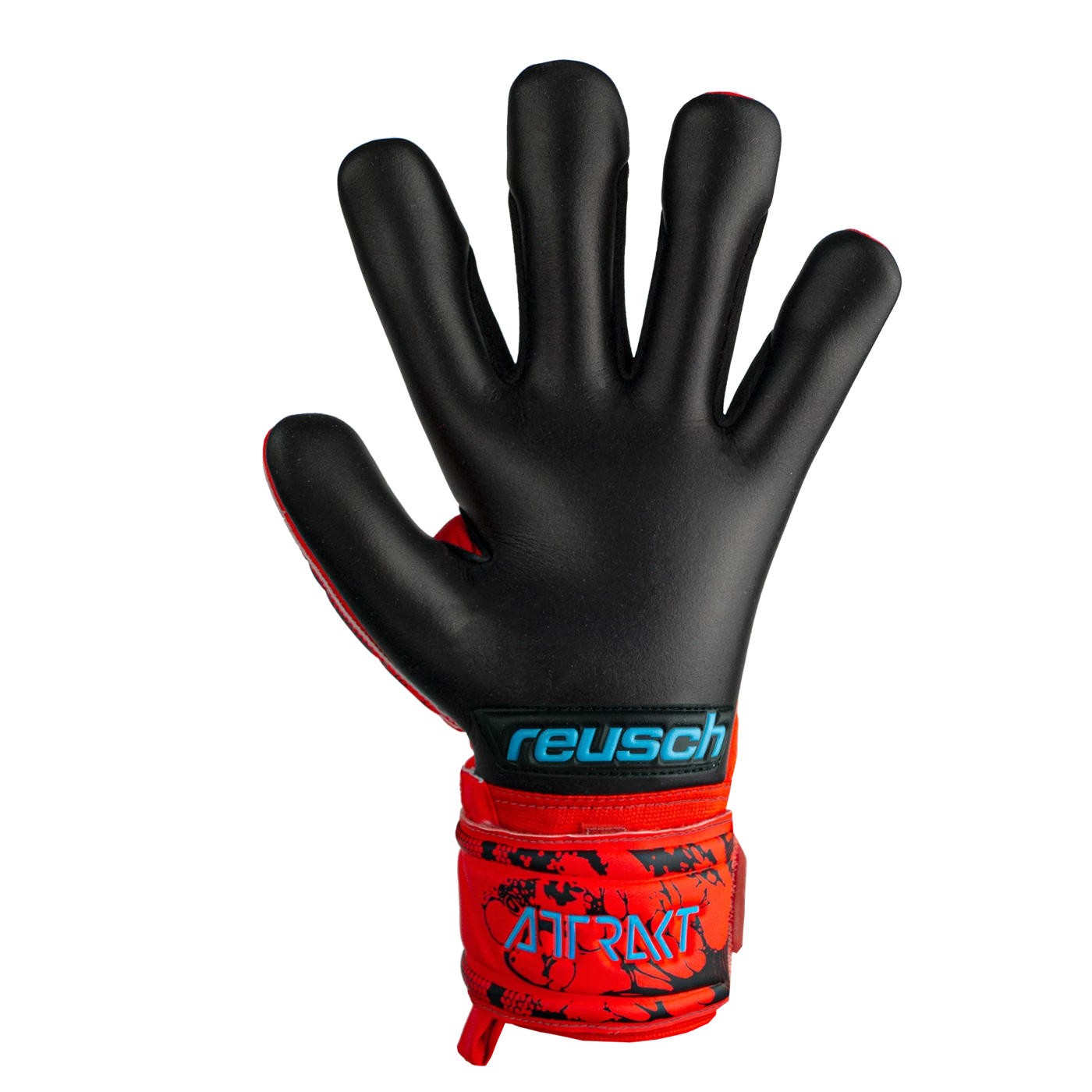 Reusch - JUNIOR Attrakt Grip Evolution Finger Support Red 5 Reusch - JUNIOR Attrakt Grip Evolution Finger Support Red - Image 3