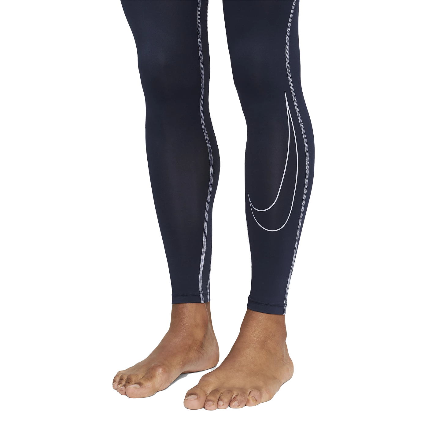 Nike - Blu Navy Pro Dri-FIT Tights Trousers 5 Nike - Blu Navy Pro Dri-FIT Tights Trousers - Image 3