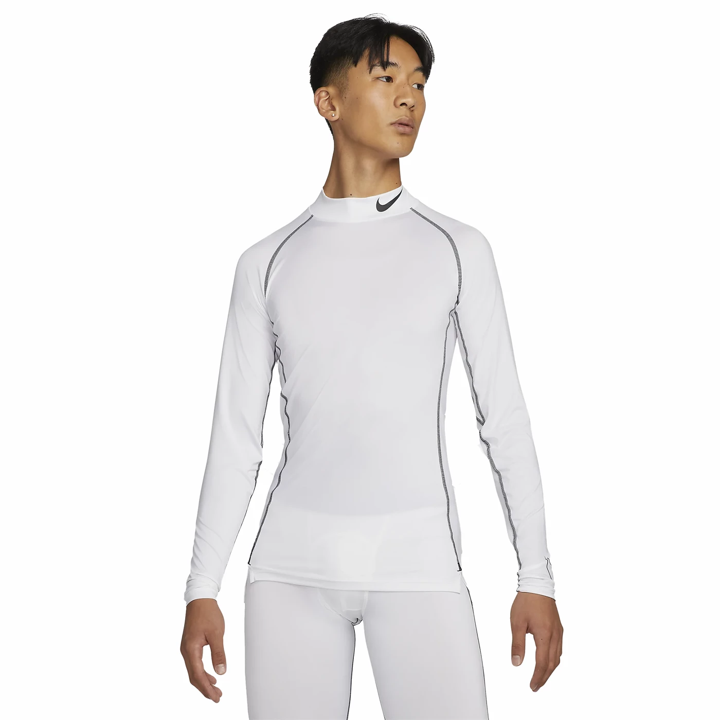 Nike - White Pro Dri-Fit Jersey 3 Nike - White Pro Dri-Fit Jersey
