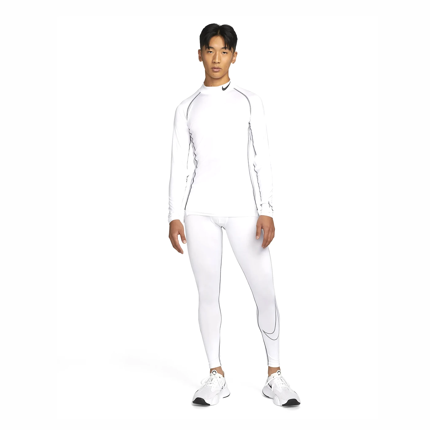 Nike - White Pro Dri-Fit Jersey 5 Nike - White Pro Dri-Fit Jersey - Image 3