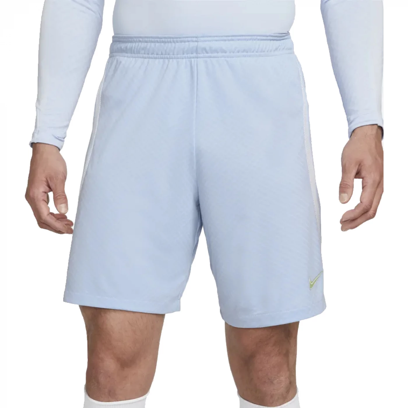 Nike - Pantaloncini Dri-FIT Strike Celeste 3 Nike - Pantaloncini Dri-FIT Strike Celeste