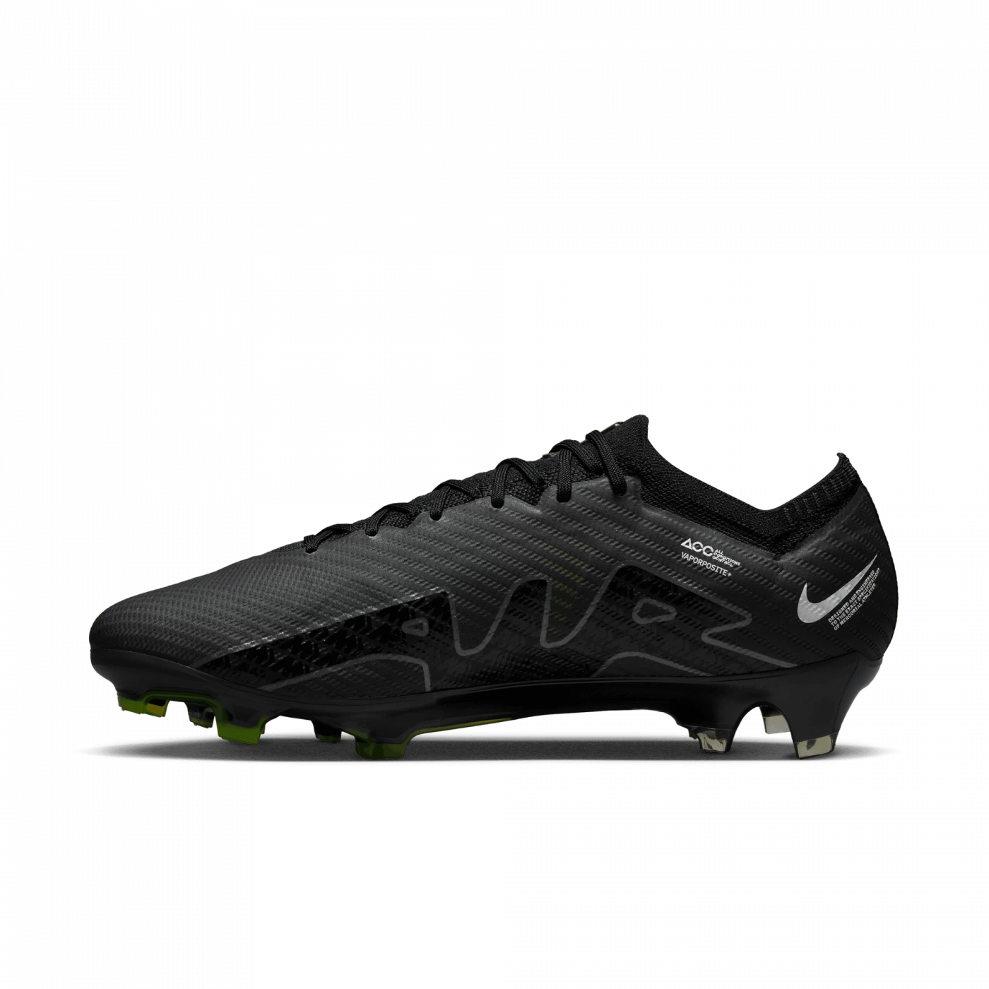 Nike - Zoom Mercurial Vapor 15 Elite FG Black Pack 11 Nike - Zoom Mercurial Vapor 15 Elite FG Black Pack - Image 9
