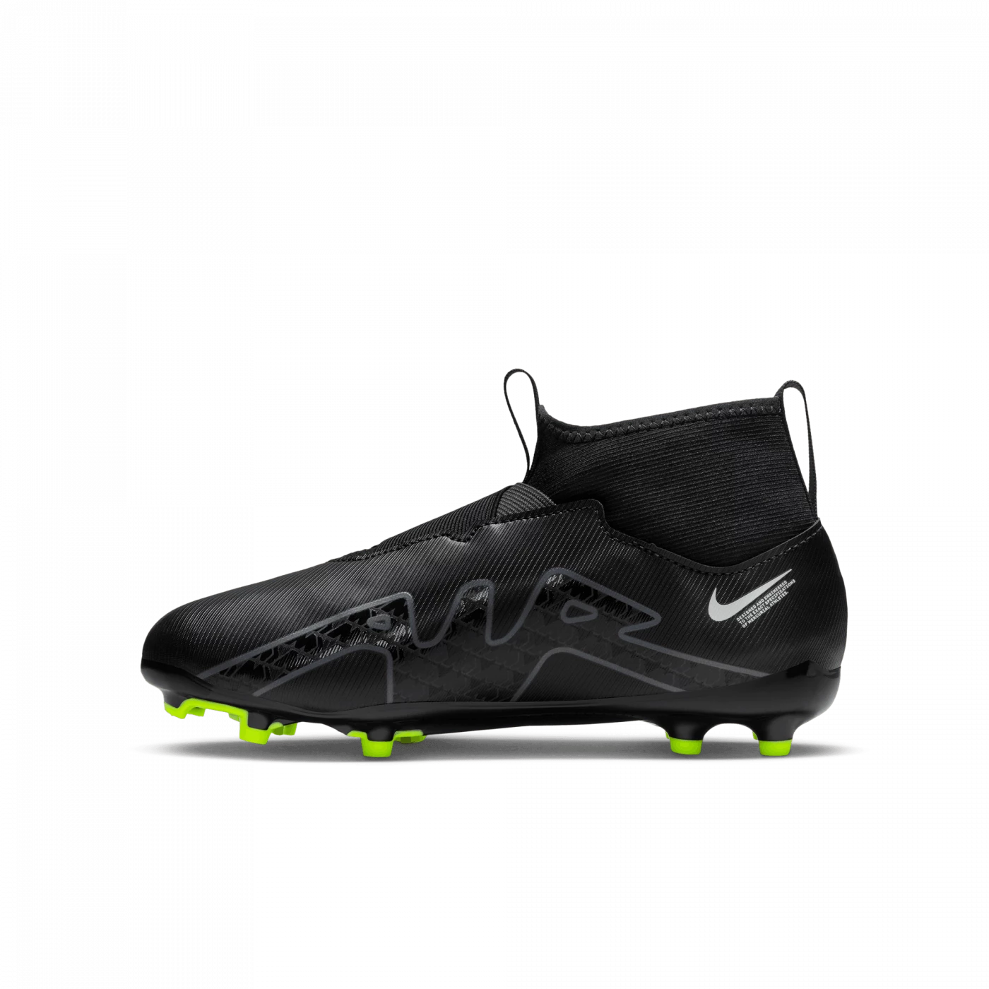 Nike - JUNIOR Zoom Mercurial Superfly 9 Academy FG/MG Black Pack 9 Nike - JUNIOR Zoom Mercurial Superfly 9 Academy FG/MG Black Pack - Image 7