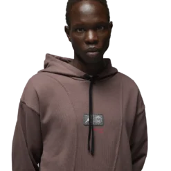 Nike - PSG Jordan Plum Eclipse Pullover Hoodie Official 2022 / 23 -Soccer Sale Shop DM3096291 1