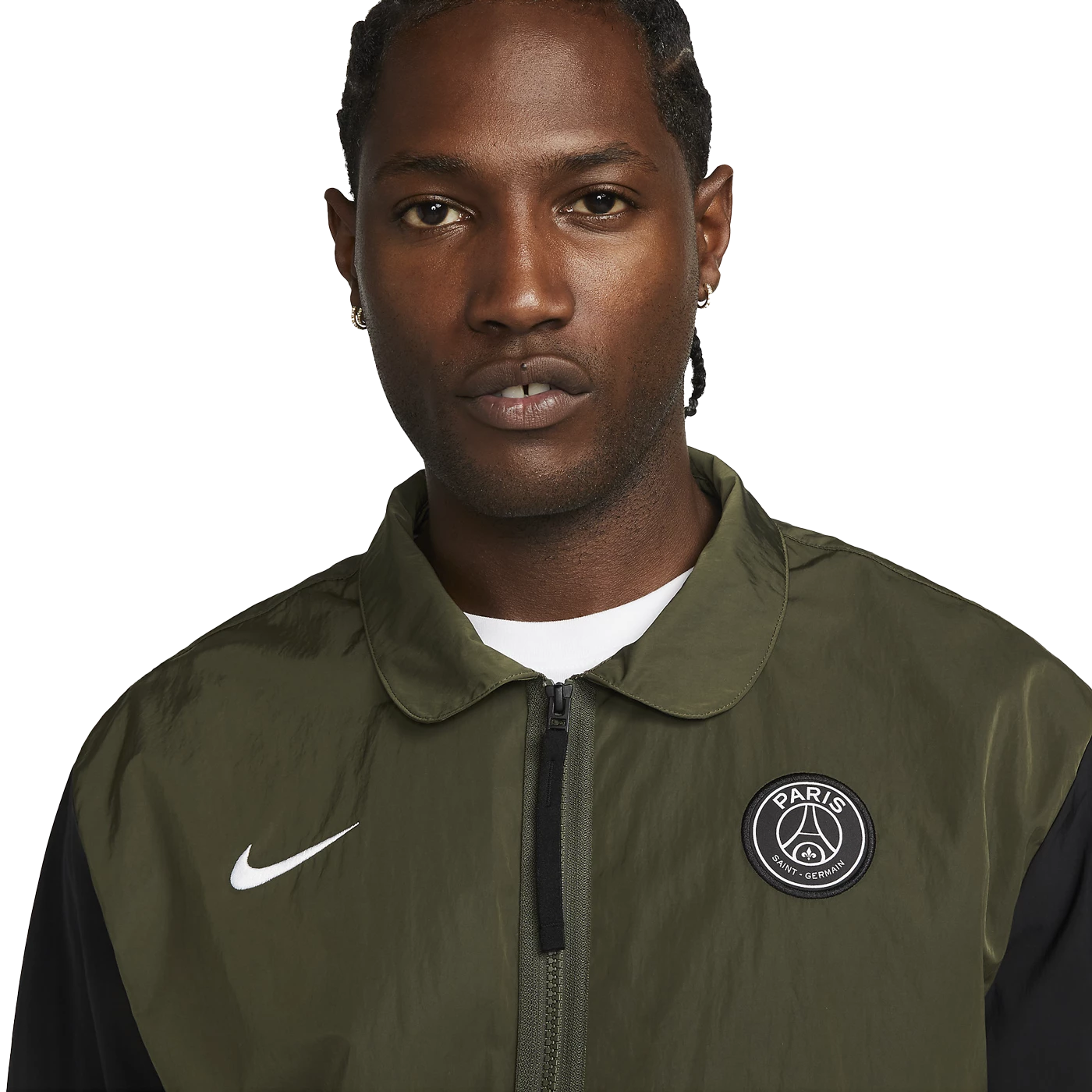 Nike - PSG Green Bomber Jacket Official 2022 / 23 4 Nike - PSG Green Bomber Jacket Official 2022 / 23 - Image 2