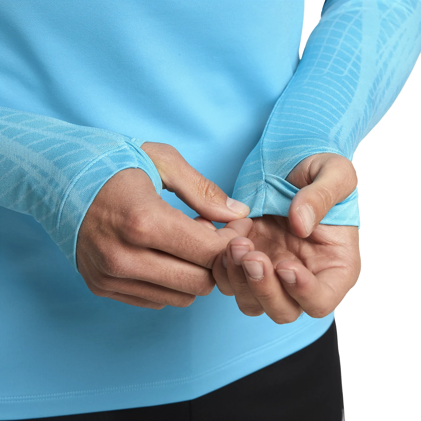 Nike - Blue Dri-FIT Strike Sweatshirt 5 Nike - Blue Dri-FIT Strike Sweatshirt - Image 3