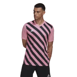 Adidas - Entrada 22 Graphic Pink Black Jersey -Soccer Sale Shop HC2633 6