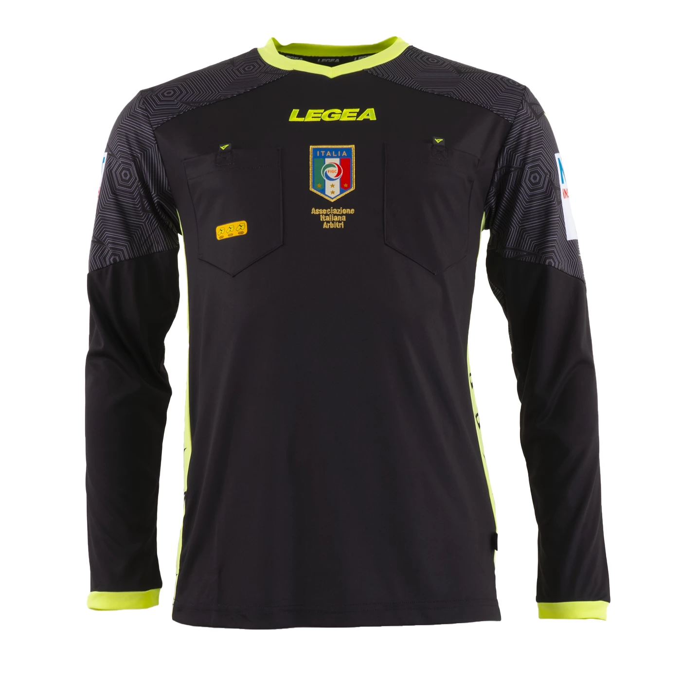 Legea - Official AIA Referee Jersey 2022/23 Black LS 3 Legea - Official AIA Referee Jersey 2022/23 Black LS