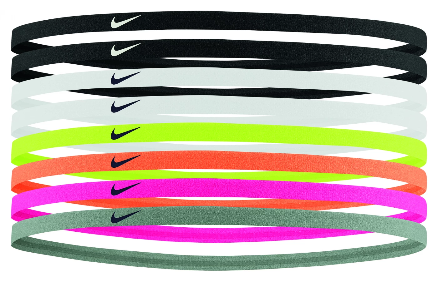 Nike - Set Of 8 Multicolor Headbands 3 Nike - Set Of 8 Multicolor Headbands
