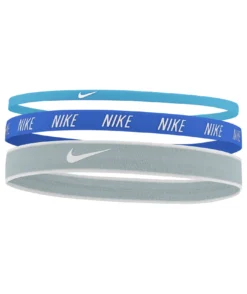 Nike - 3 Pcs Set Of Light Blue Headbands
