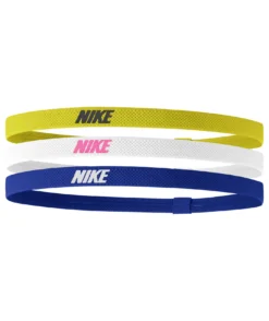 Nike - Set 3 Hairbands Royal / White / Yellow